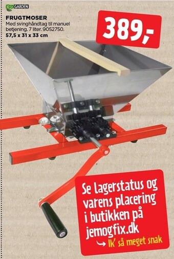 jem & fix Frugtmoser tilbud