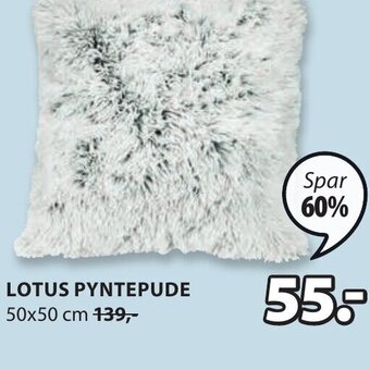 JYSK LOTUS PYNTEPUDE tilbud