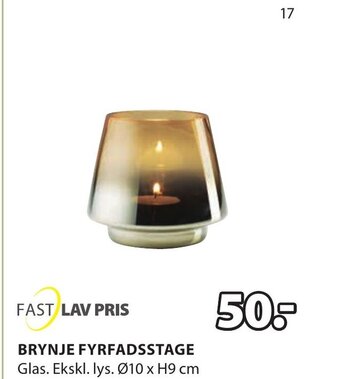 JYSK BRYNJE FYRFADSSTAGE tilbud