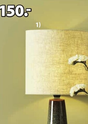 JYSK VIGGO BORDLAMPE tilbud