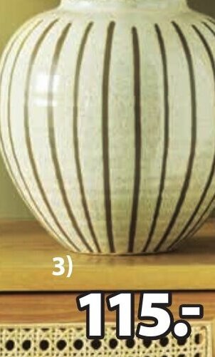 JYSK SOFUS VASE tilbud