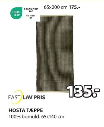 JYSK HOSTA TÆPPE tilbud
