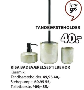 JYSK KISA BADEVÆRELSESTILBEHØR tilbud
