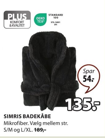 JYSK SIMRIS BADEKÅBE tilbud