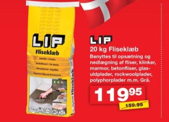 Bauhaus Lip fliseklæb tilbud