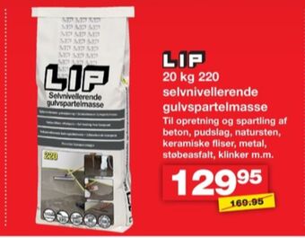 Bauhaus Lip spartelmasse tilbud