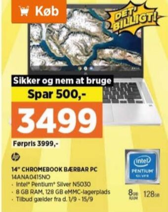 Power Hp bærbar pc tilbud