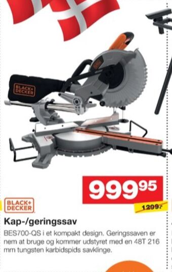 Bauhaus Black&decker kap- og geringssav tilbud