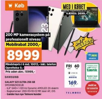 Galaxy s23 ultra mobiltelefon