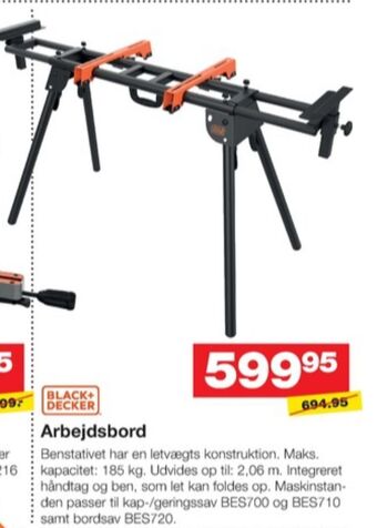 Bauhaus Black&decker arbejdsbord tilbud