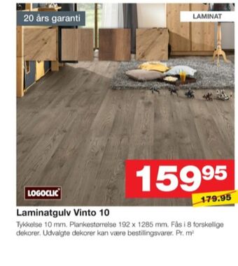 Bauhaus Logoclic laminatgulv tilbud