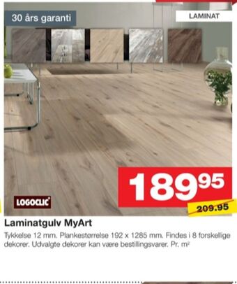 Bauhaus Logoclic laminatgulv tilbud