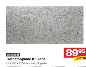 Bauhaus Bdesign træbeton plader tilbud