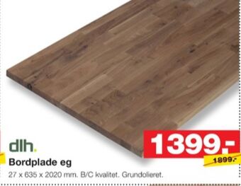 Bauhaus Dlh bordplade tilbud