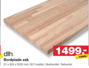 Bauhaus Dlh bordplade tilbud