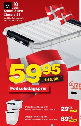 Bauhaus Smartstore opbevaringsboks tilbud