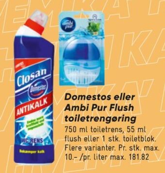 Bilka Domestos wc-rens tilbud
