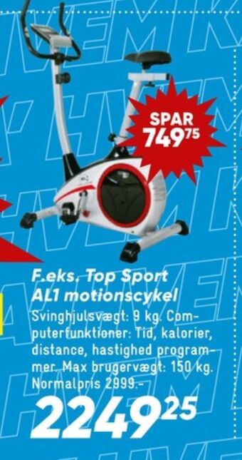 Bilka Toorx motionscykel tilbud