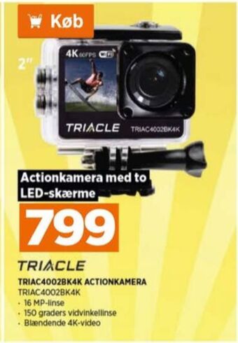 Power Triacle videokamera tilbud