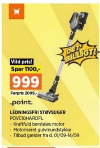 Power Point støvsuger tilbud