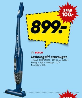 Bilka Bosch støvsuger tilbud