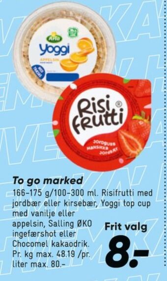Bilka Risifrutti risdessert jordbær tilbud