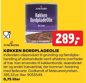 jem & fix Køkken bordpladeolie tilbud
