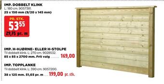 jem & fix Imp. dobbelt klink tilbud