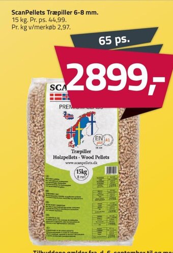ScanPellets Træpiller 6-8 mm.