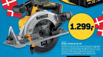 XL-BYG DEWALT RUNDSAV XR 18V tilbud