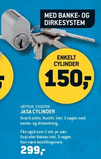 XL-BYG JASA CYLINDER tilbud