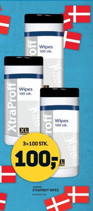 XL-BYG XTRAPROFF WIPES tilbud