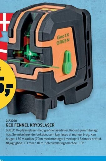 GEO FENNEL KRYDSLASER