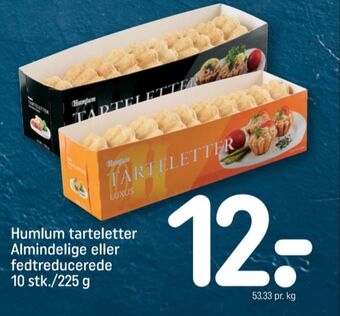 REMA 1000 Humlum tarteletter tilbud
