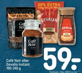 Cafe noir instant kaffe