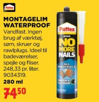 jem & fix Pattex montagelim tilbud