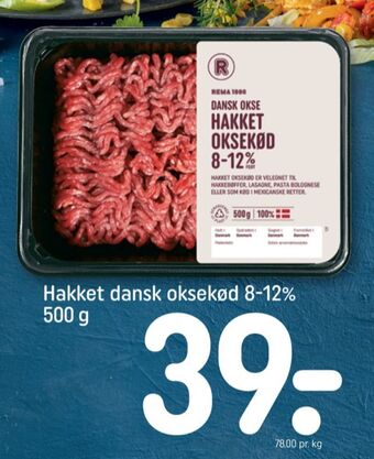 REMA 1000 Rema 1000 hakket oksekød tilbud
