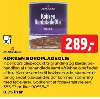 jem & fix Junckers træolie tilbud
