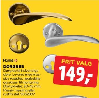 jem & fix Home it dørgreb tilbud