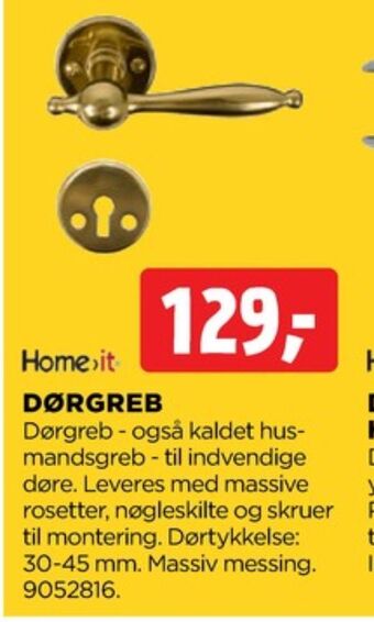 jem & fix Home it dørgreb tilbud