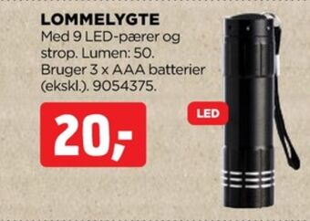 jem & fix Ukendt lommelygte tilbud