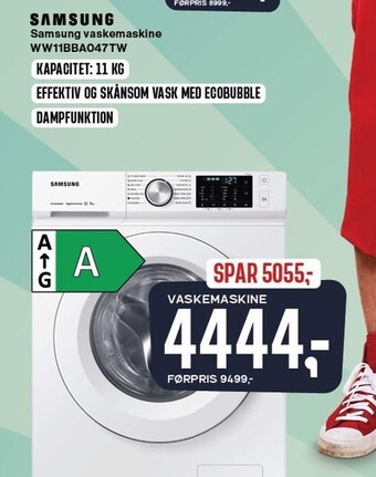 Skousen Samsung vaskemaskine tilbud