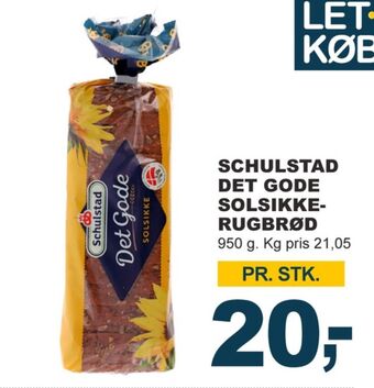 Let-Køb Det gode solsikkerugbrød tilbud