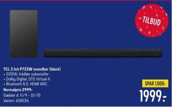 Elgiganten Tcl soundbar tilbud