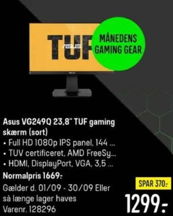 Elgiganten Asus monitor tilbud