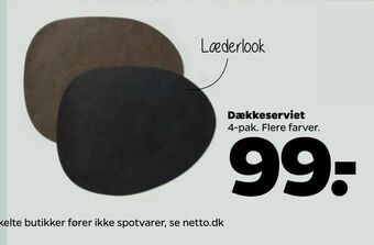 Netto Dækkeserviet tilbud