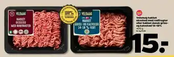 Netto Velsmag hakket oksekød med rodfrugter eller hakket dansk grise- og kalvekød 14-18% tilbud