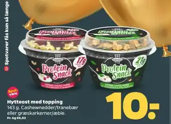 Hytteost med topping