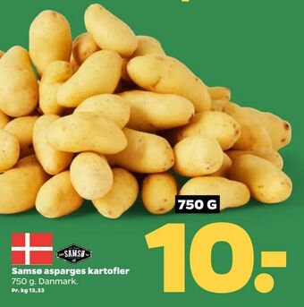 Netto Samsø asparges kartofler tilbud