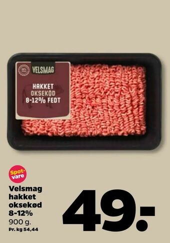 Netto Velsmag hakket oksekød 8-12% tilbud